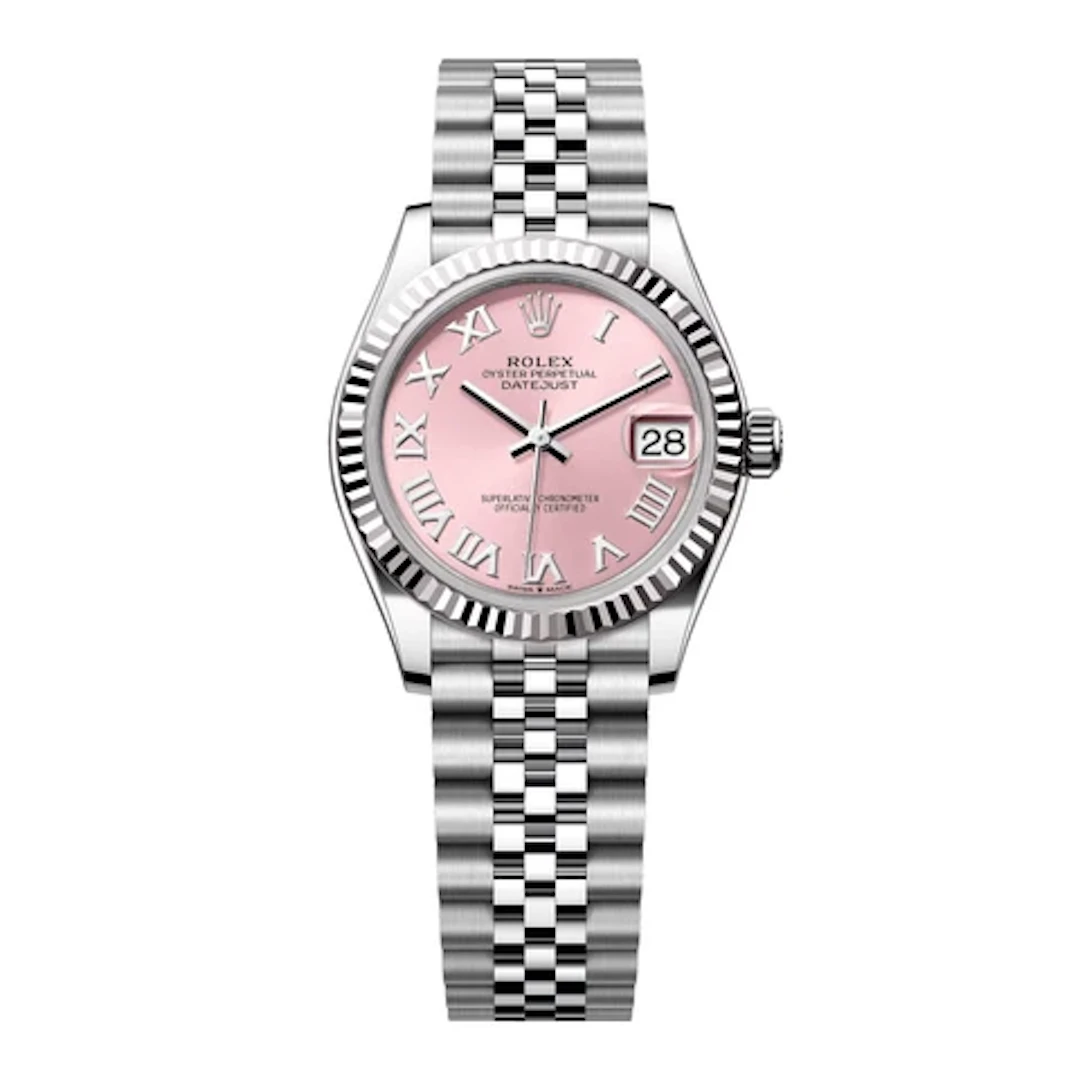 Rolex Datejust 278274 Roman Pink Dial Ladies Watch Box Papers