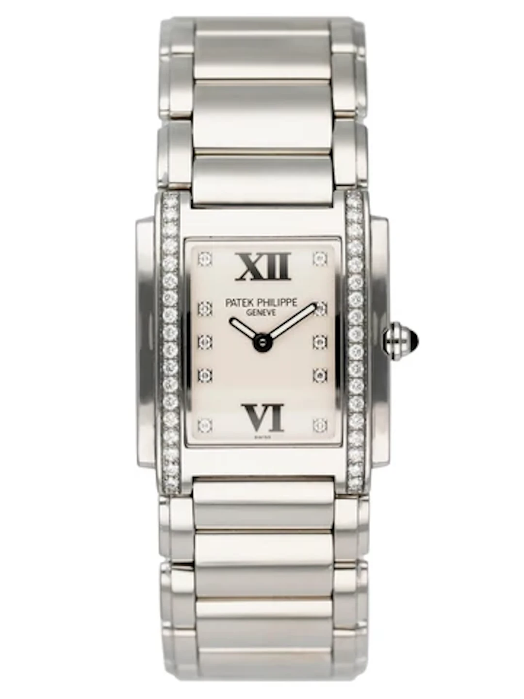 Patek Philippe Geneve Twenty-4 Diamond Dial Ladies Watch