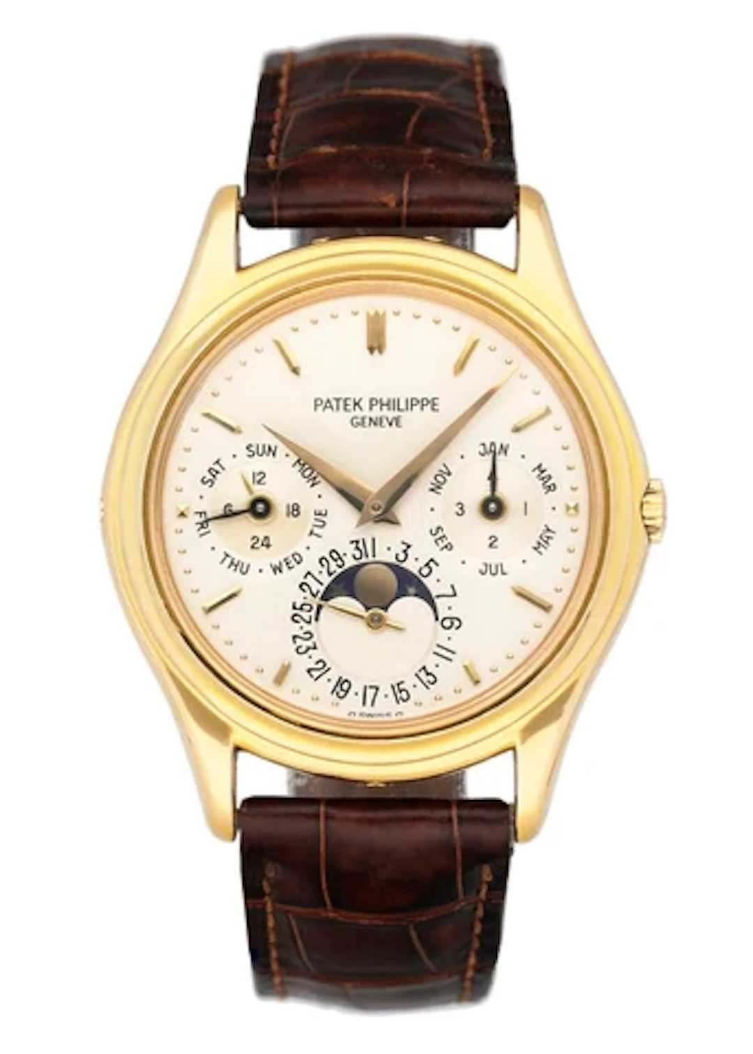 Patek Philippe Perpetual Calendar 3940J Mens Watch With Archives