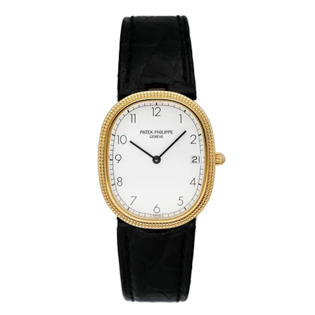 Patek Philippe Golden Ellipse 3988J White Dial Mens Watch