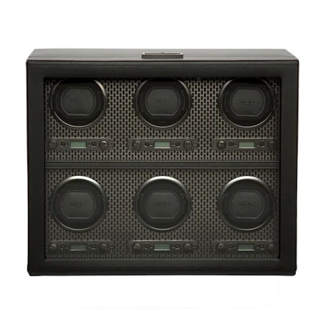 Axis 6 Piece Watch Winder - Powder Coat