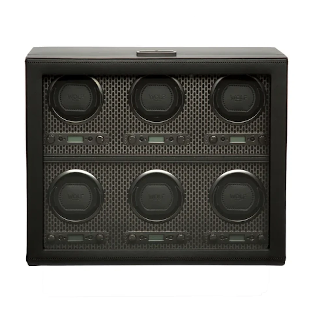Axis 6 Piece Watch Winder - Powder Coat