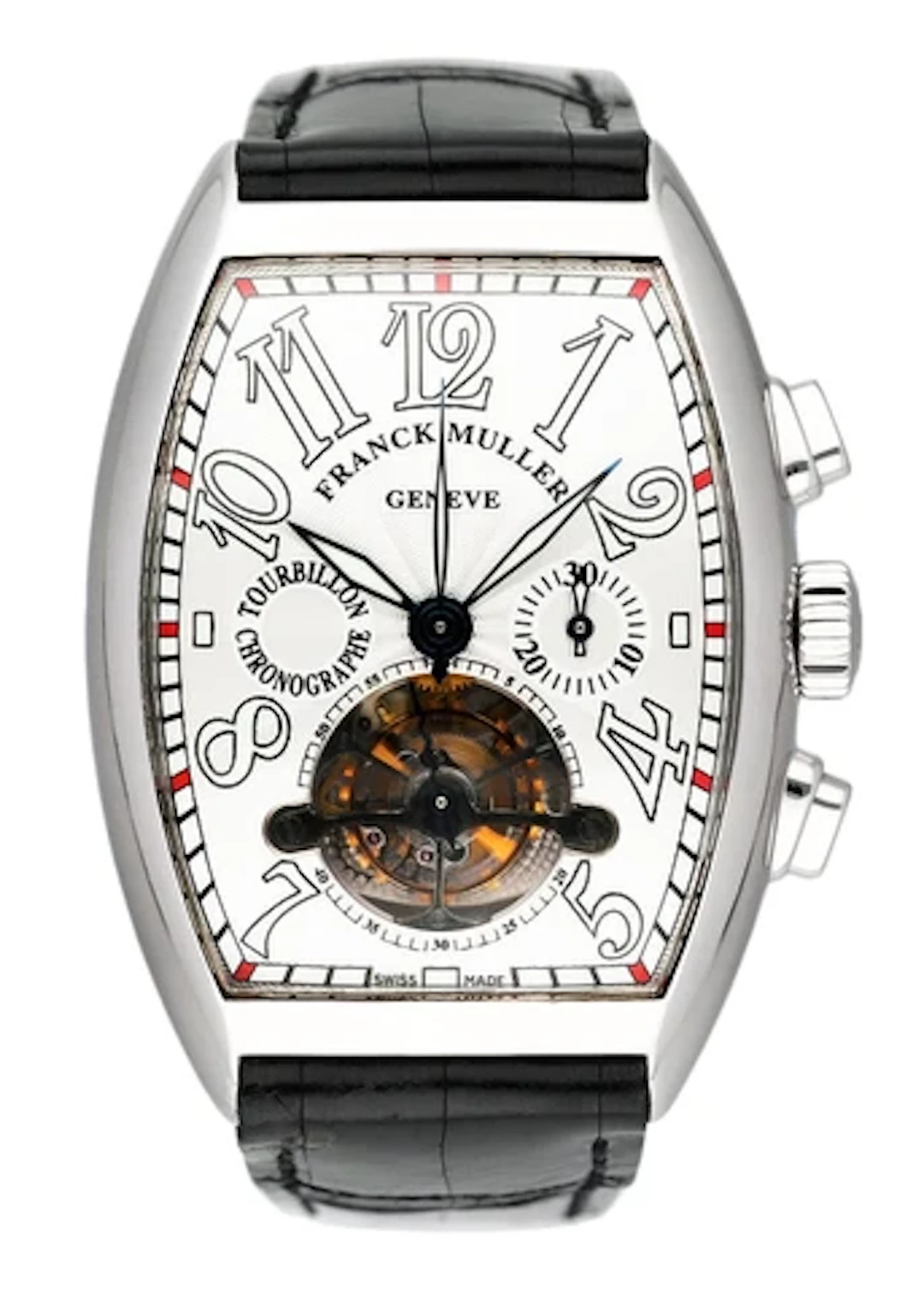 Franck Muller Cintree Curvex 7850CCT Chronograph Tourbillon Mens Watch