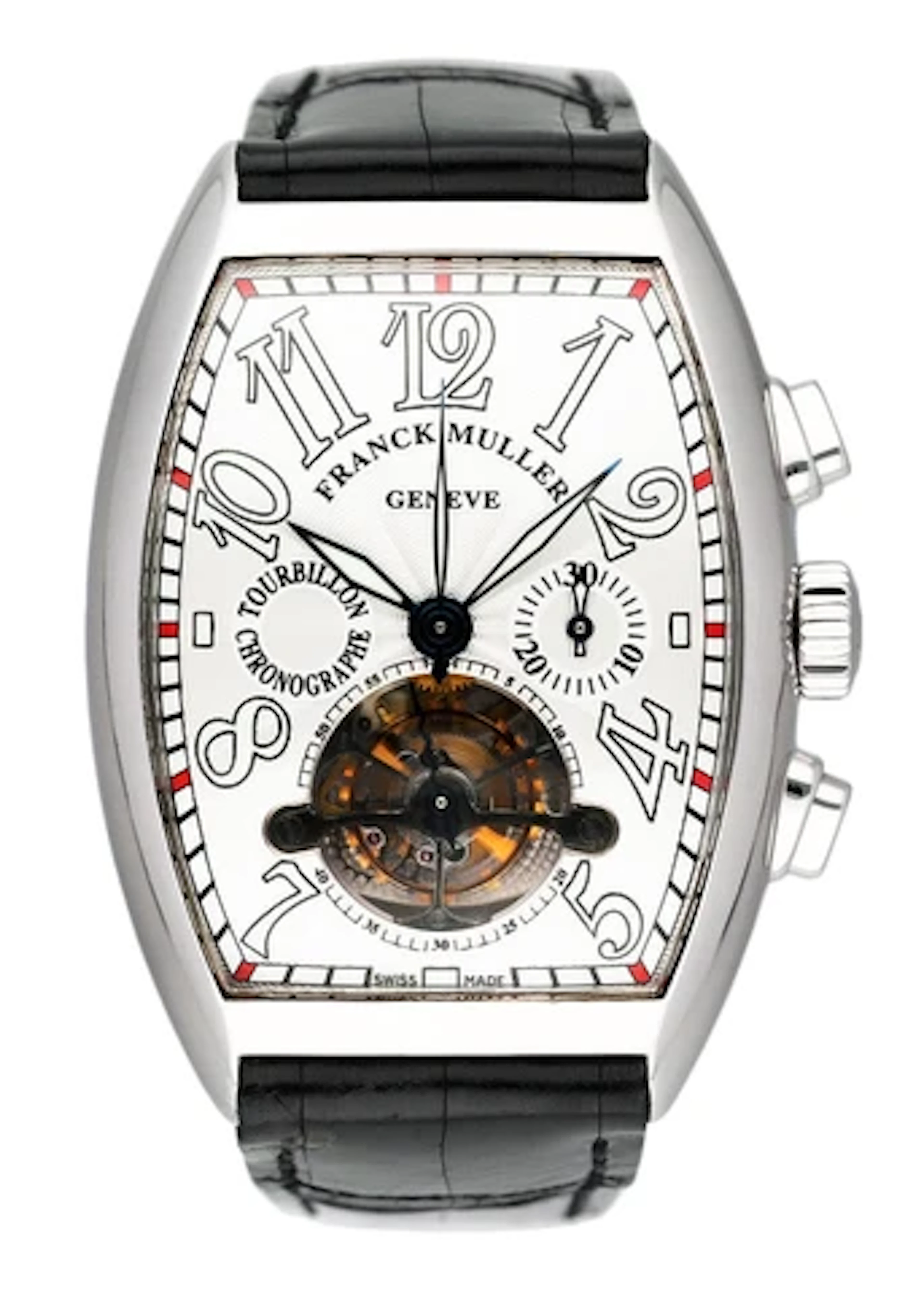Franck Muller Cintree Curvex 7850CCT Chronograph Tourbillon Mens Watch