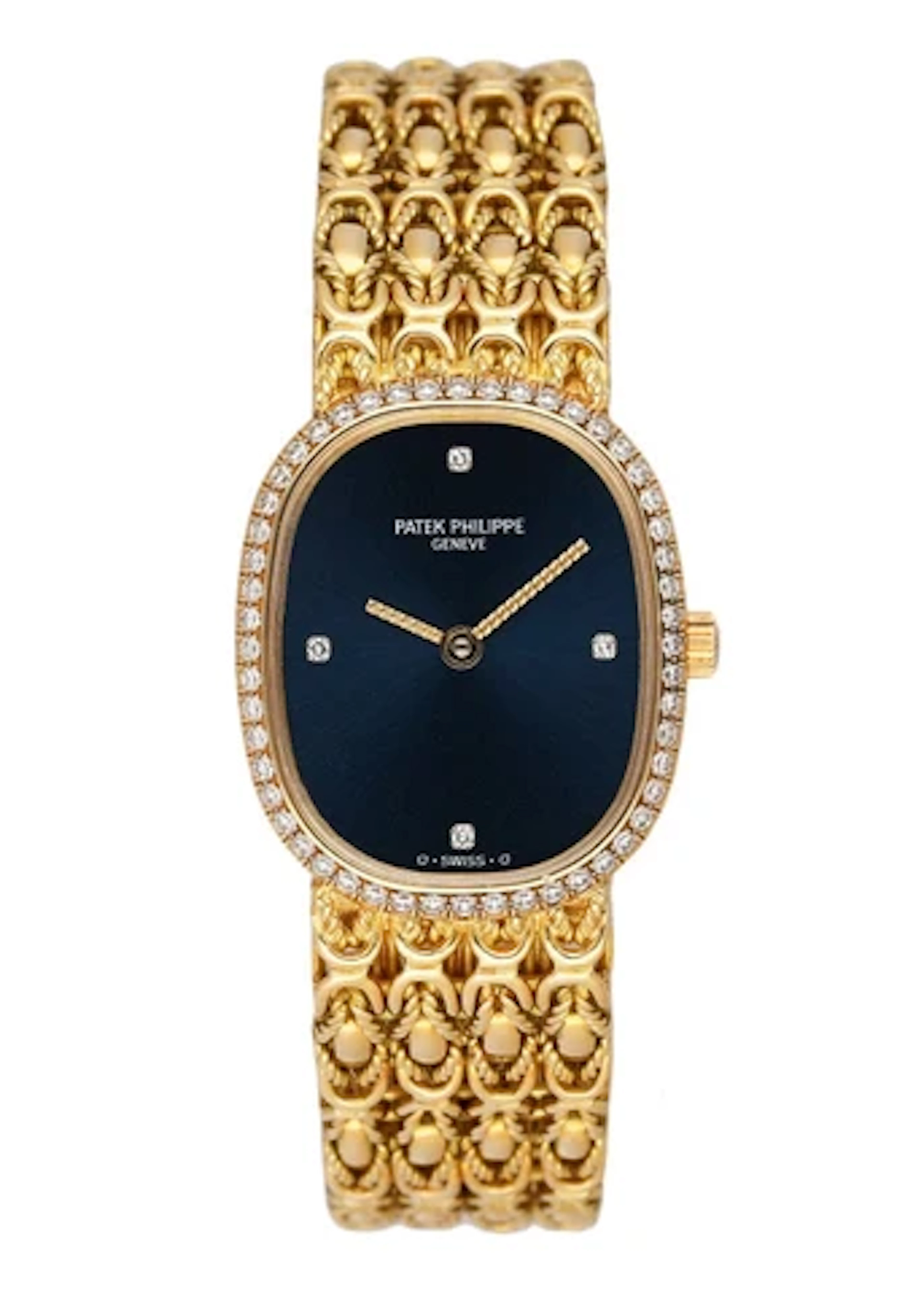 Patek Philippe Ellipse 4698/1 Diamond 18K Yellow Gold Ladies Watch