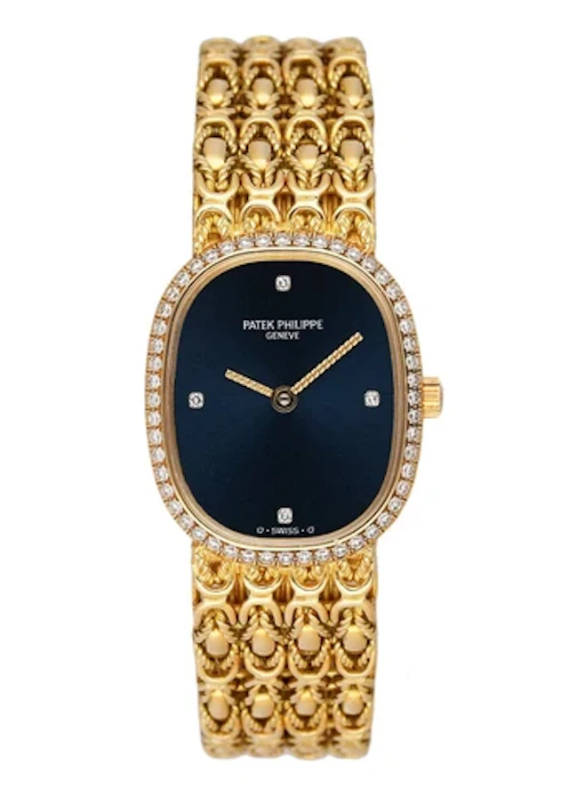 Patek Philippe Ellipse 4698/1 Diamond 18K Yellow Gold Ladies Watch