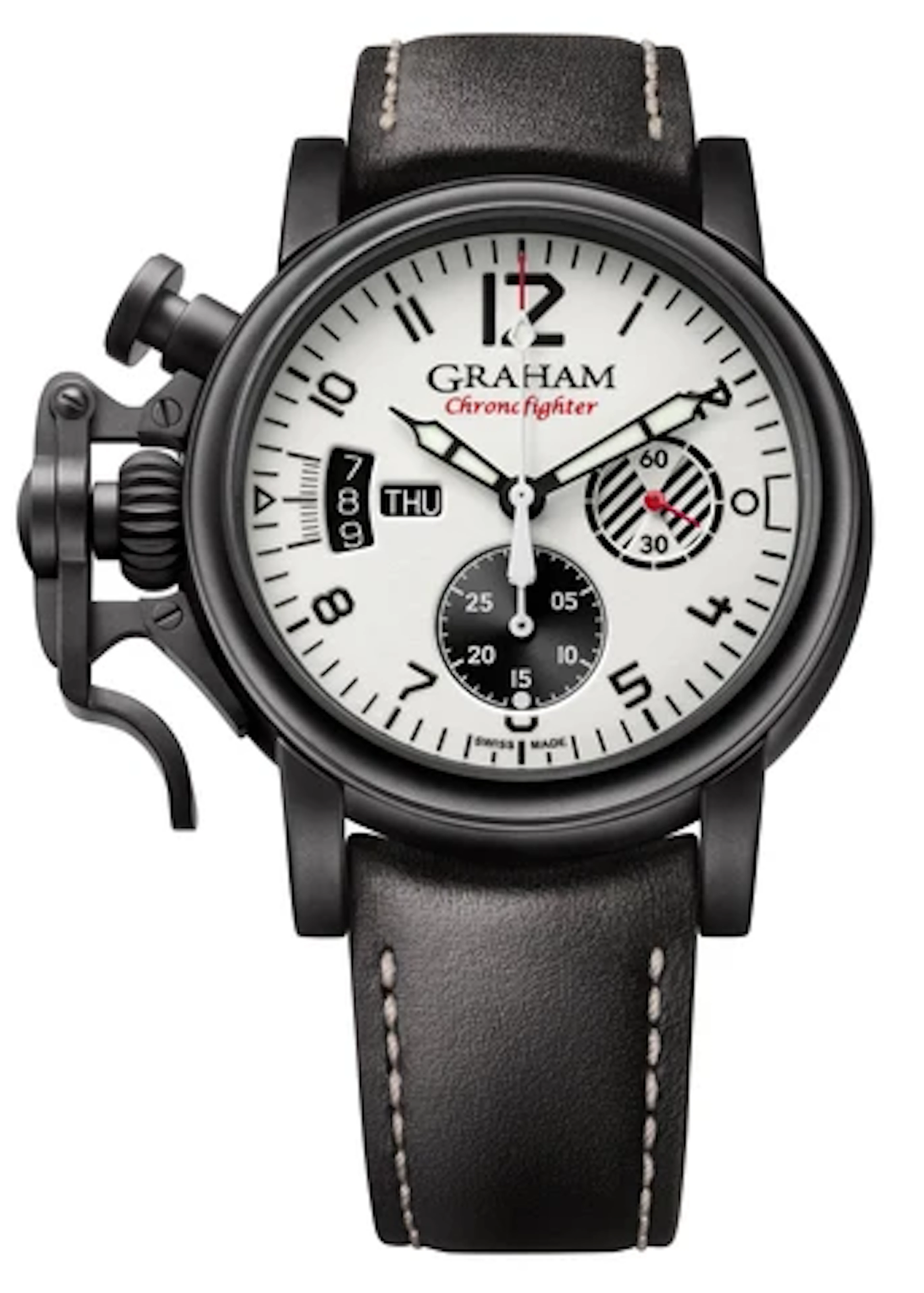 New Graham Chronofighter Vintage Aviator "DLC White Limited Edition"