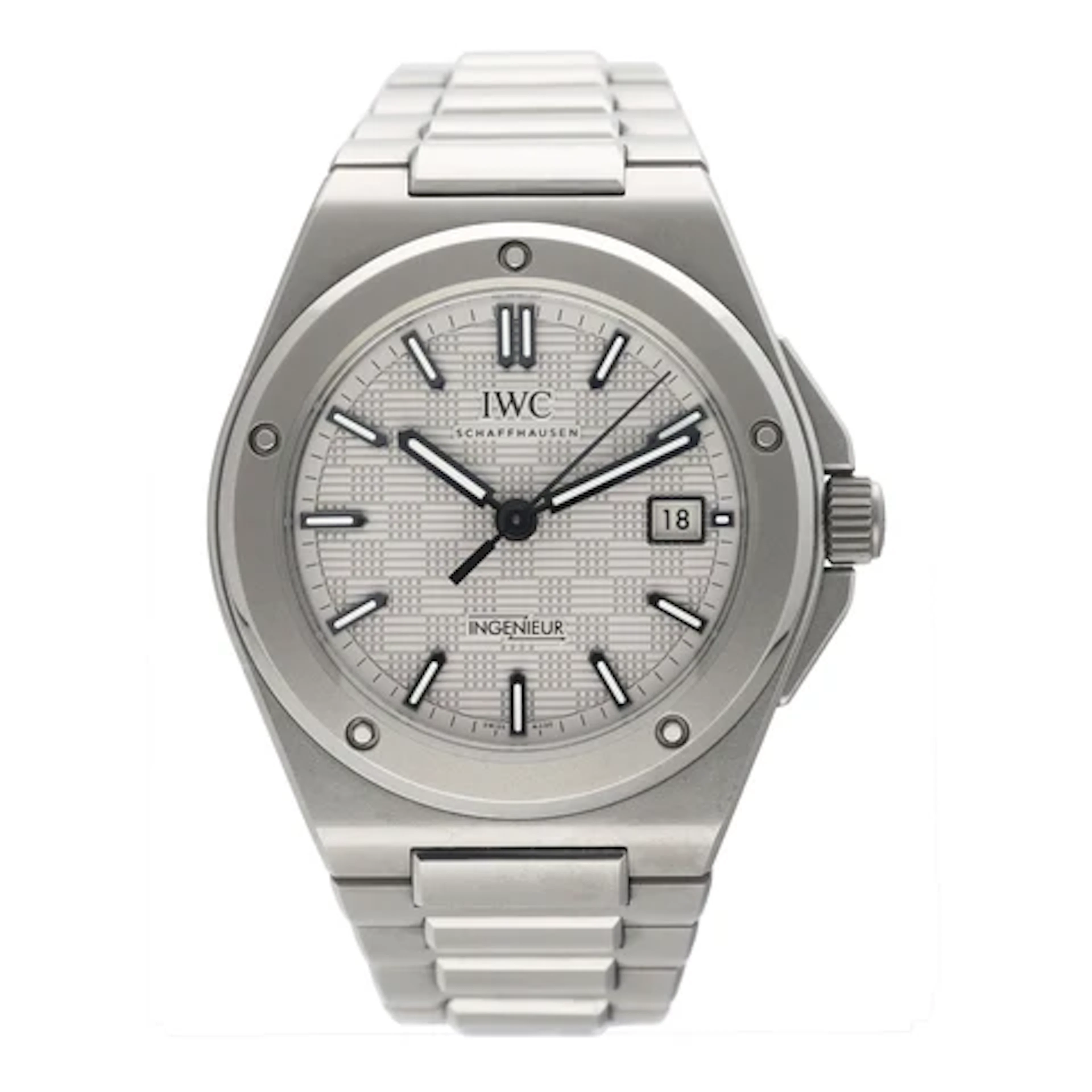 IWC Ingenieur IW328904 Grey Dial Titanium Mens Watch Box Papers Limited Edition