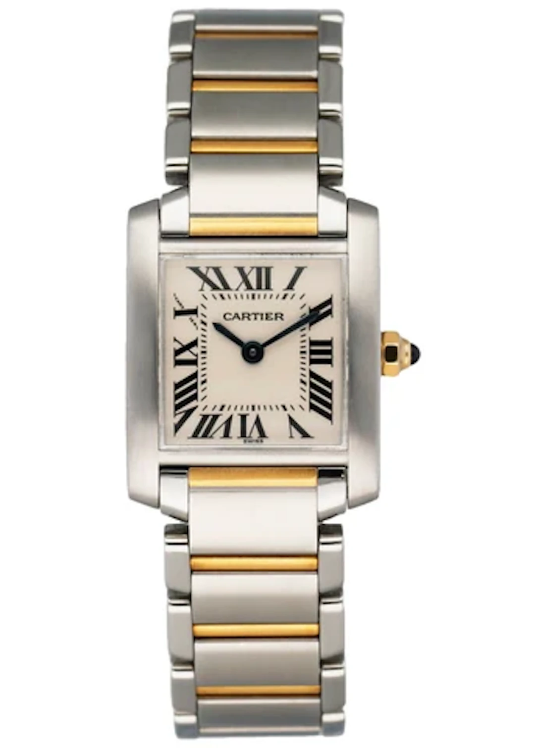 Cartier Tank Française 2384 Off-White Dial Ladies Watch