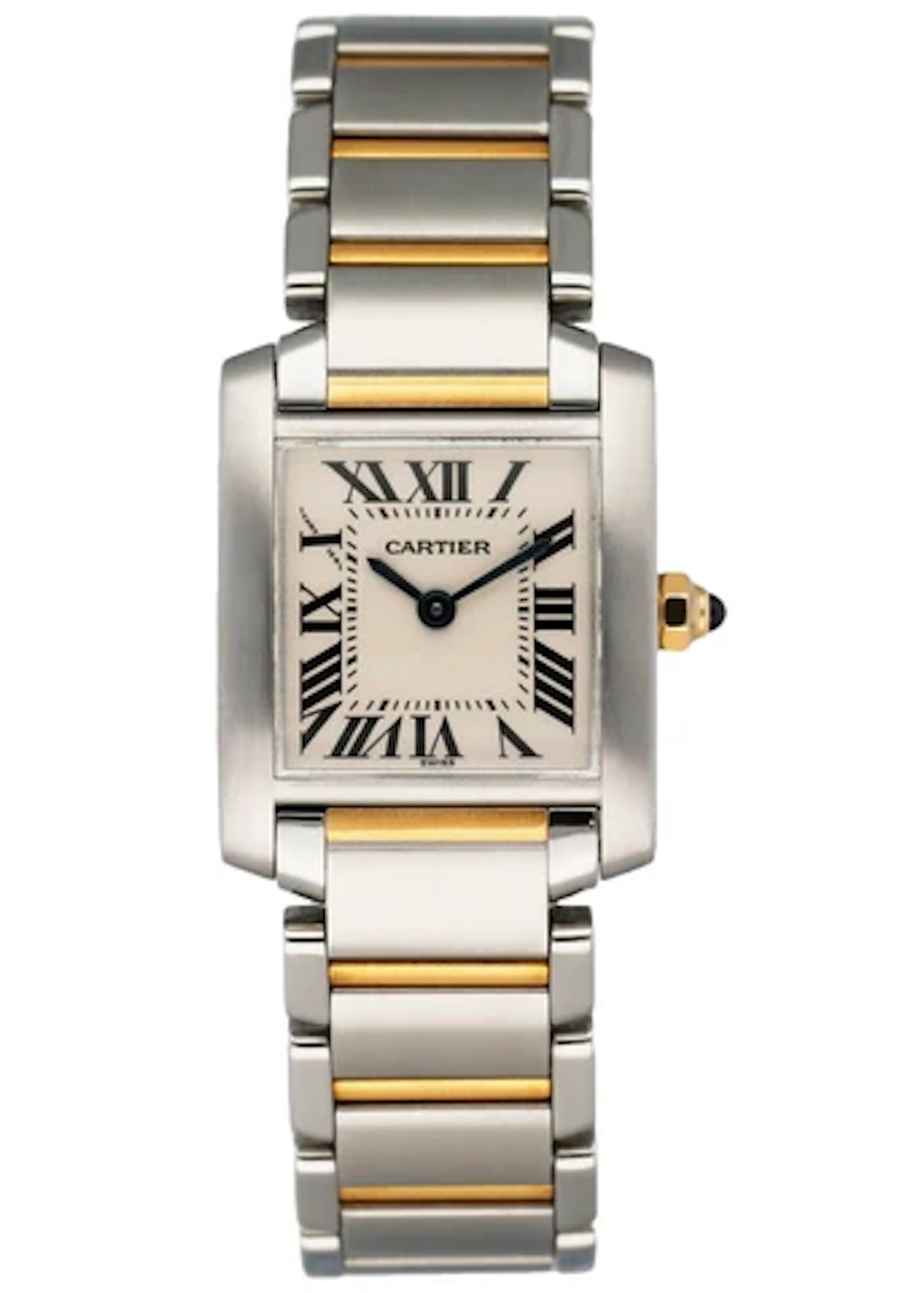 Cartier Tank Française 2384 Off-White Dial Ladies Watch