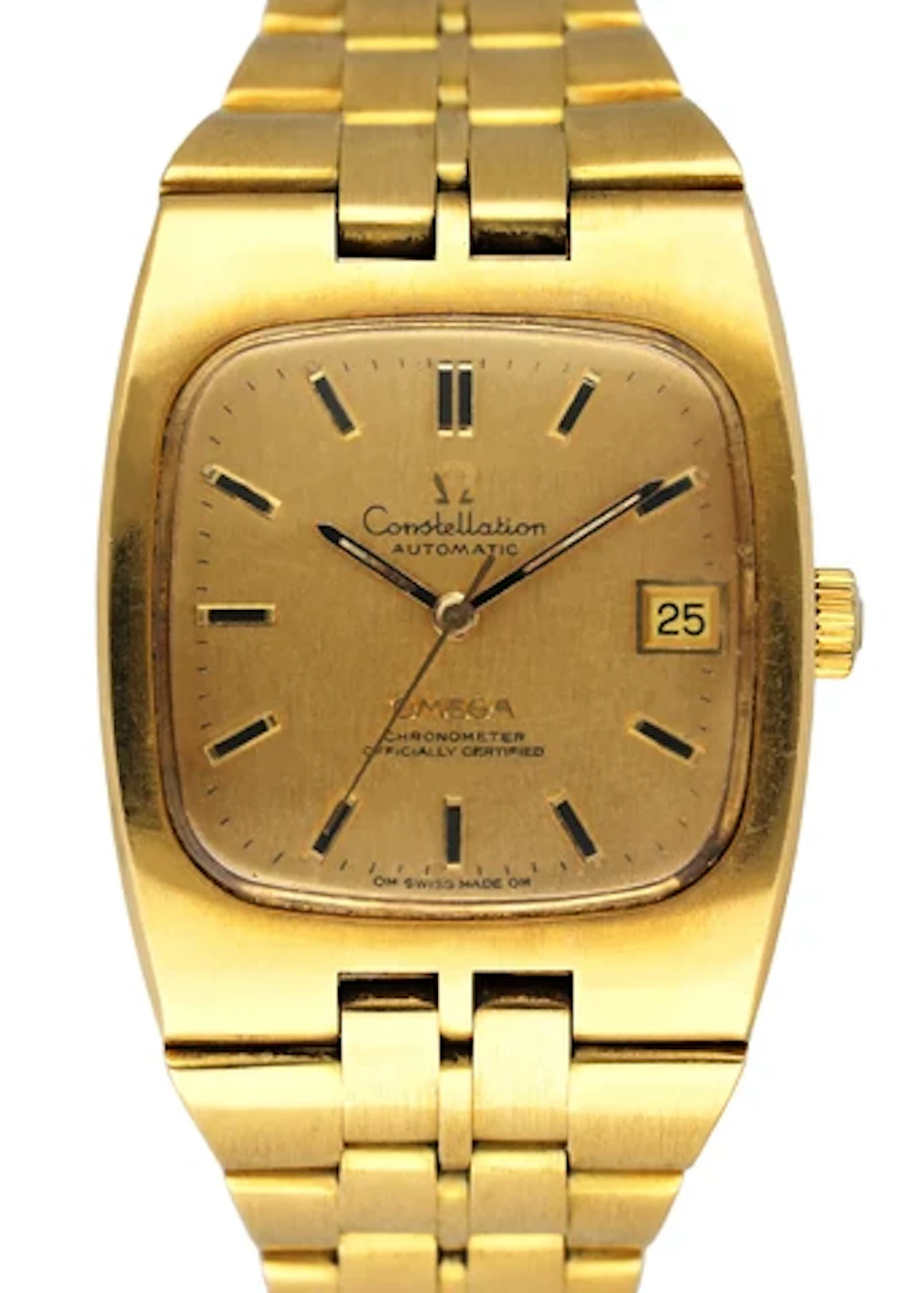 Omega Constellation Vintage 18K Yellow Gold Mens Watch