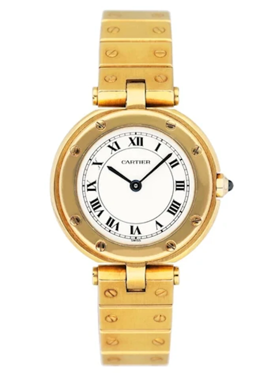 Cartier Santos Vendôme 84738788 18K Yellow Gold Ladies Watch