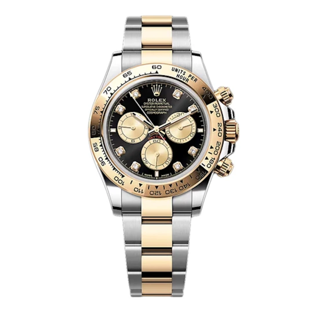 Rolex Daytona 126503 Diamond Black Dial Mens Watch Box Papers