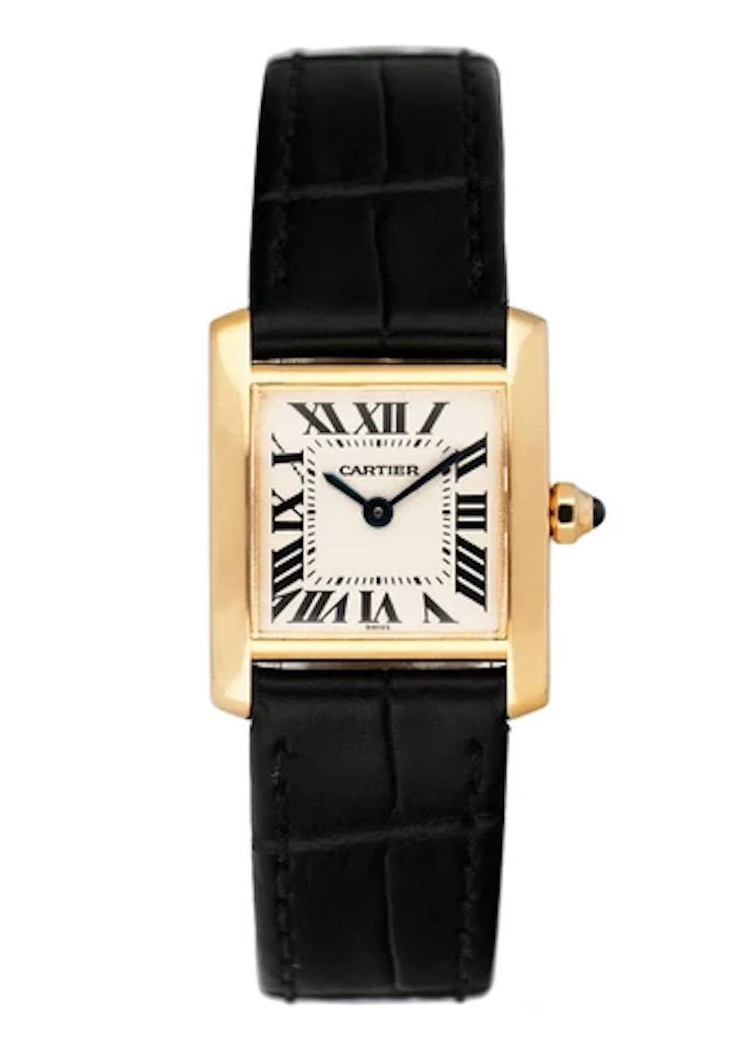 Cartier Tank Francaise W5000256 18K Yellow Gold Ladies Watch