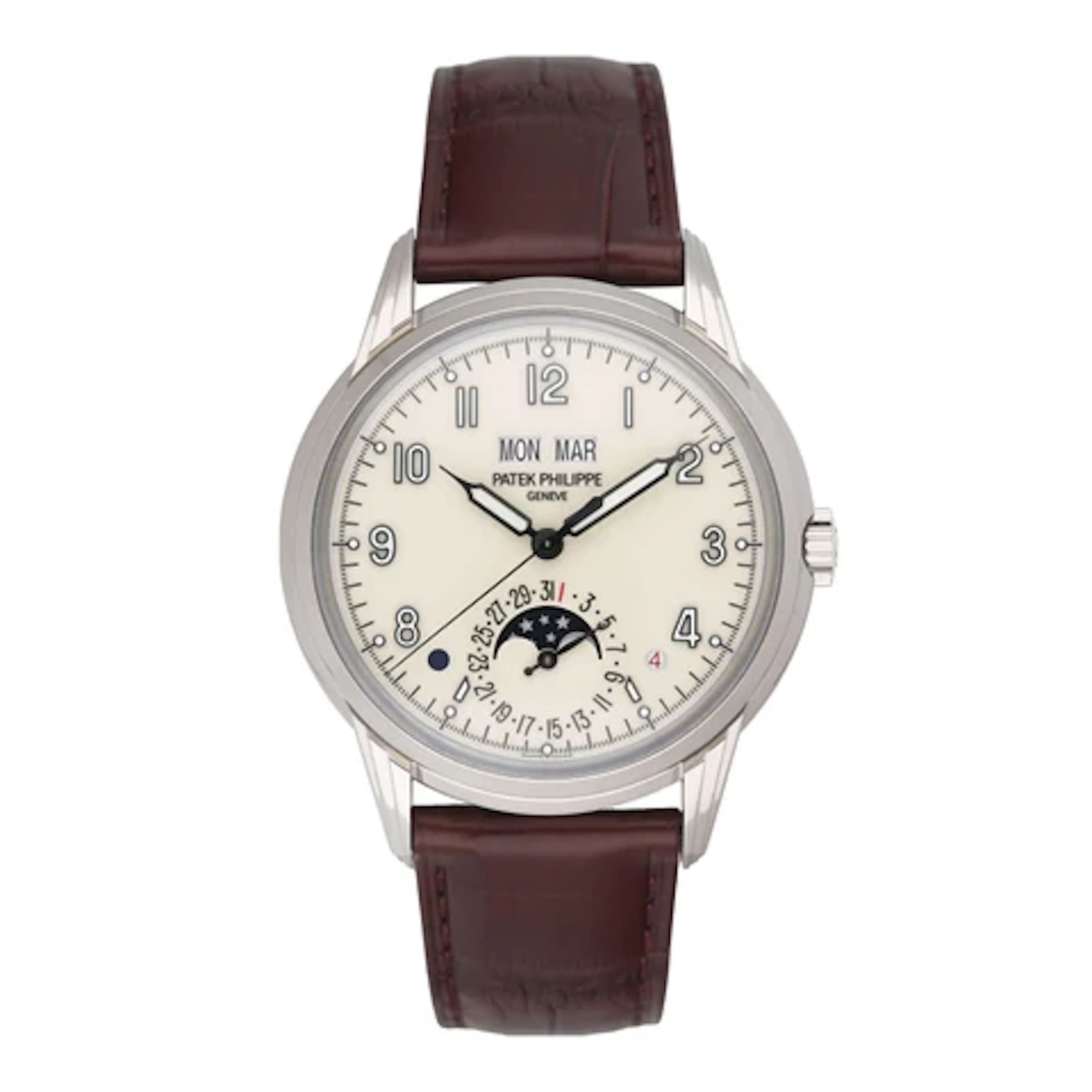 Patek Philippe Grand Complications 5320G Cream Dial Mens Watch Box Papers