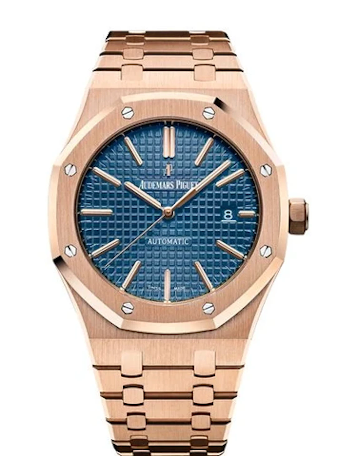 Audemars Piguet Royal Oak 15400OR.OO.1220OR.03 18k Pink Gold Mens