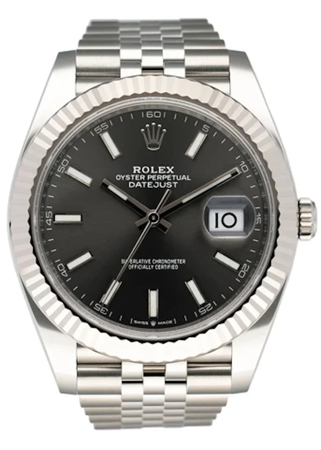 Rolex Datejust 41 126334 Slate Dial Mens Watch Box Papers