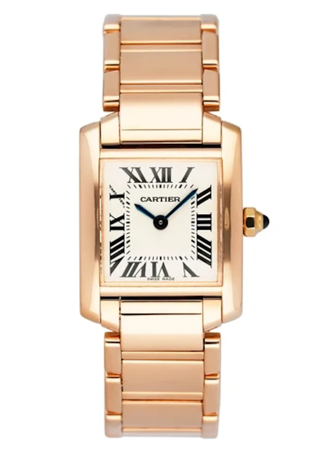 Cartier Tank Francaise W500264H 18K Rose Gold Ladies Watch