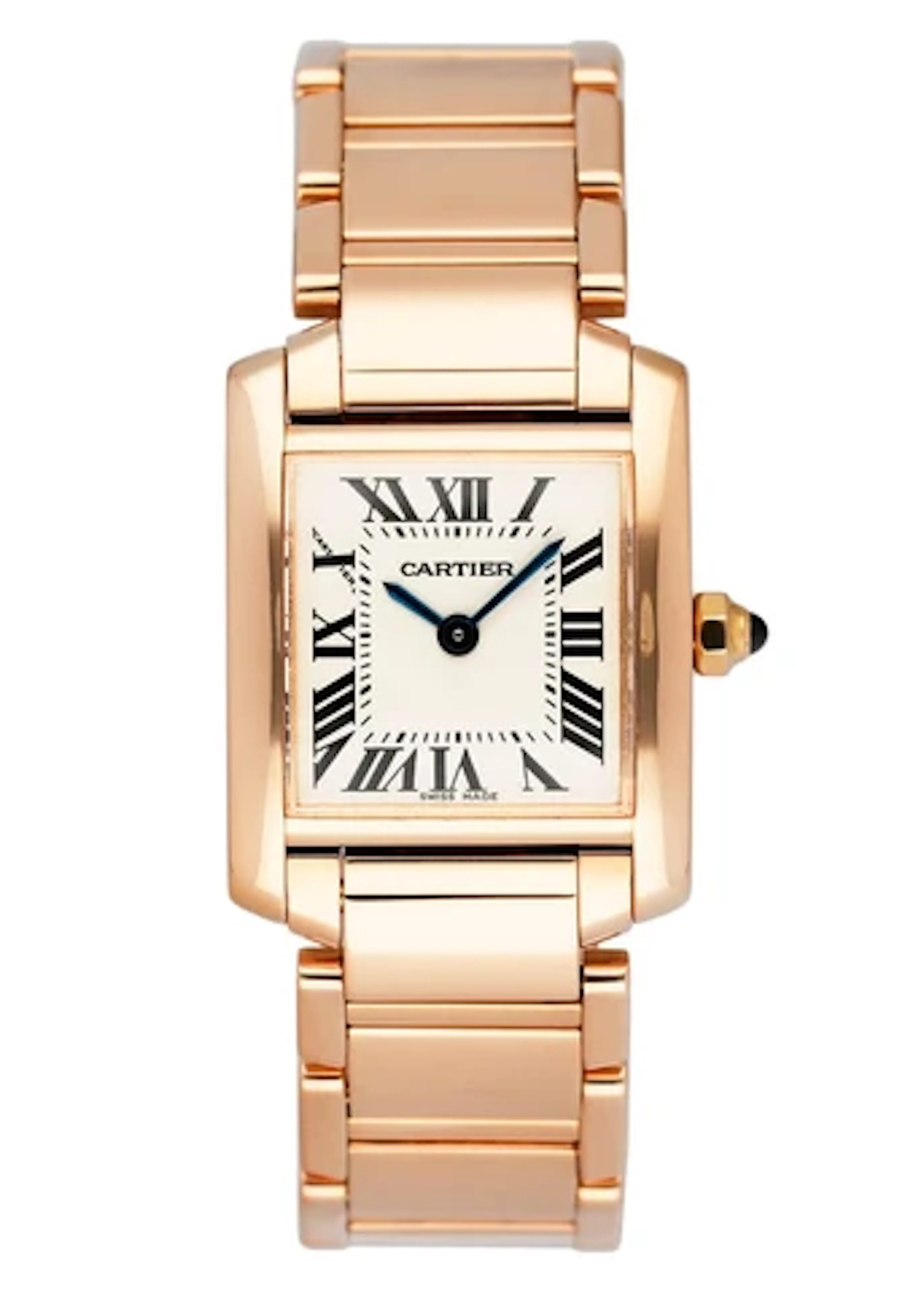 Cartier Tank Francaise W500264H 18K Rose Gold Ladies Watch