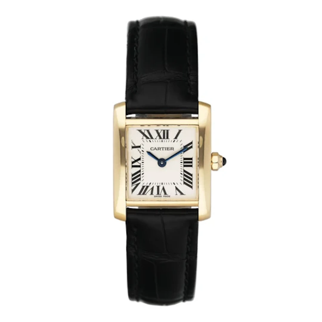 Cartier Tank Francaise Small W5000256 Yellow Gold Ladies Watch