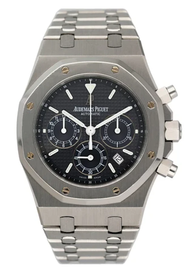 Audemars Piguet Royal Oak 25860ST Blue Dial Mens Watch Box Papers