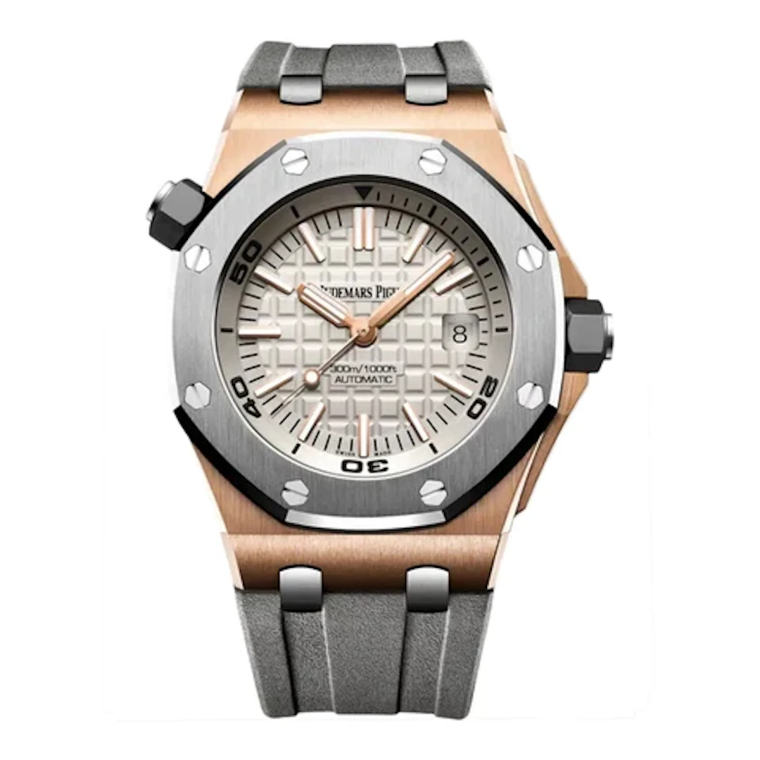 Audemars Piguet Royal Oak Offshore Diver 15711OI Grey Dial Mens Watch