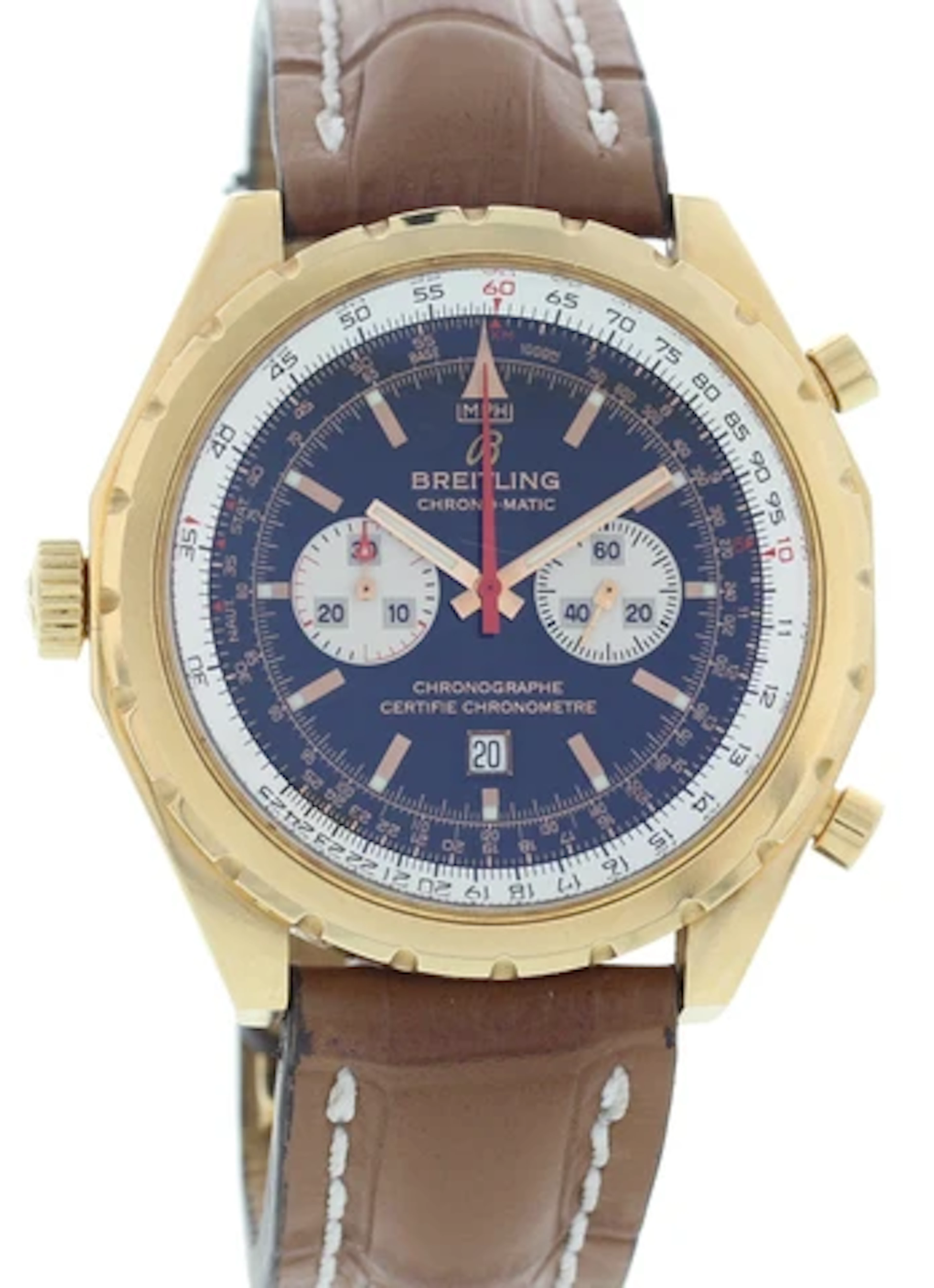 Breitling Chronomatic H41360 18K Rose Gold Limited Edition