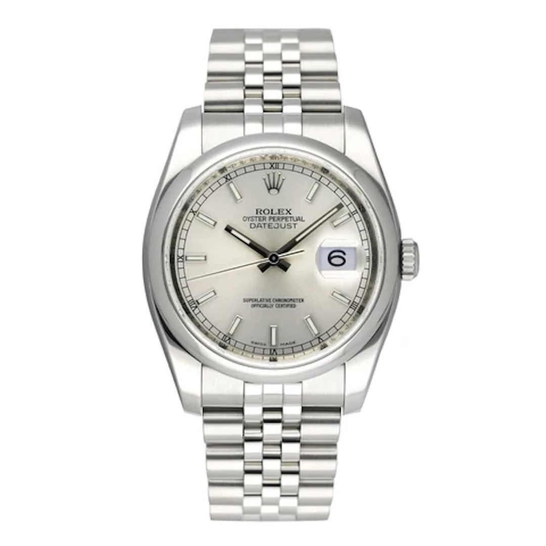 Rolex Datejust 116200 Silver Dial Stainless steel Mens Watch
