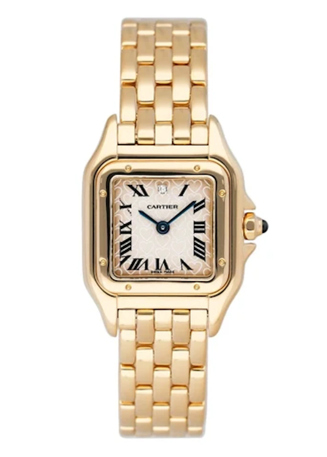 Cartier Panthere W25059B9 Heart Dial Limited Edition Ladies Watch Box Papers