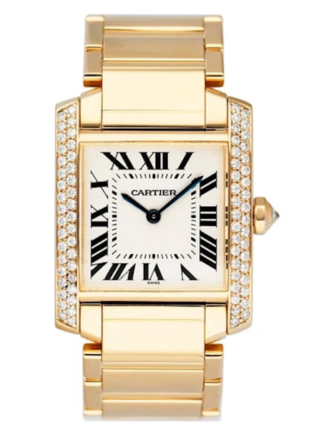 Cartier Tank Francaise WE100851 Diamond Midsize Ladies Watch