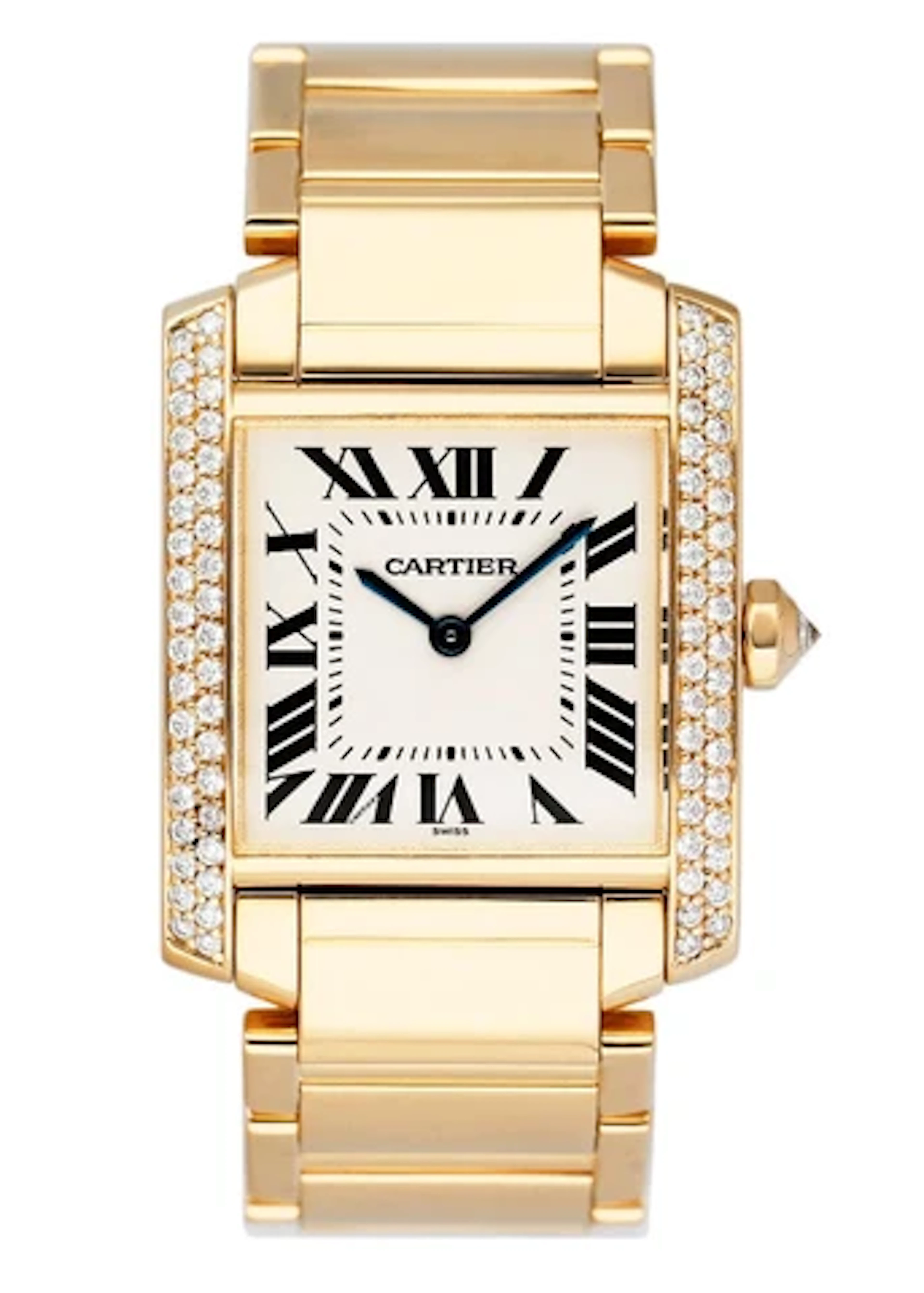 Cartier Tank Francaise WE100851 Diamond Midsize Ladies Watch