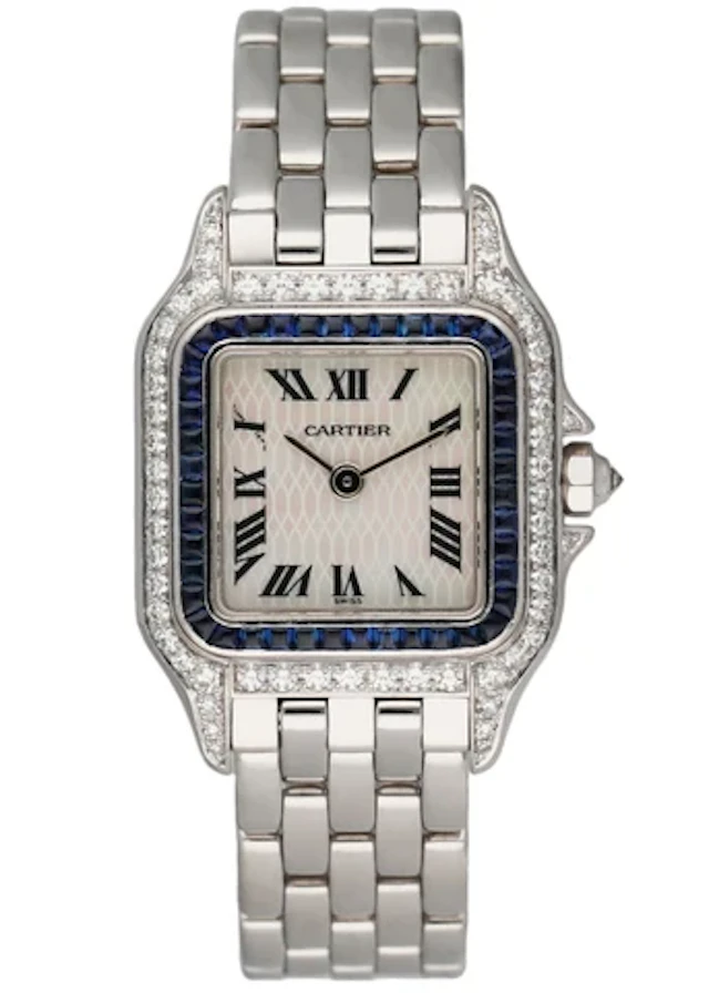 Cartier Panthere 18k White Gold Diamond 2362 Ladies Watch