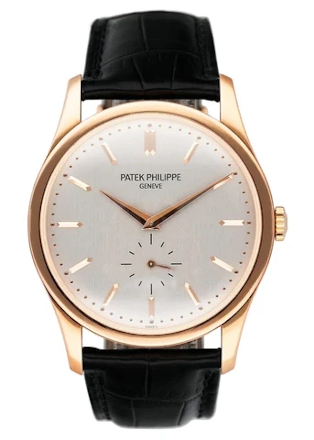 Patek Philippe Calatrava 5196R 18K Rose Gold Mens Watch