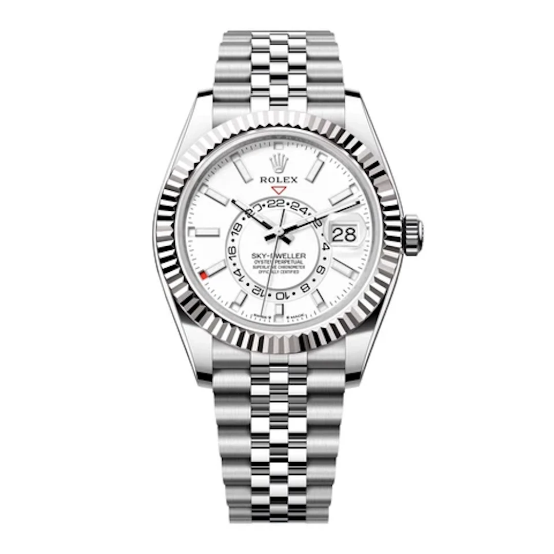 Rolex Sky-Dweller 336934 White Dial Mens Watch Box Papers