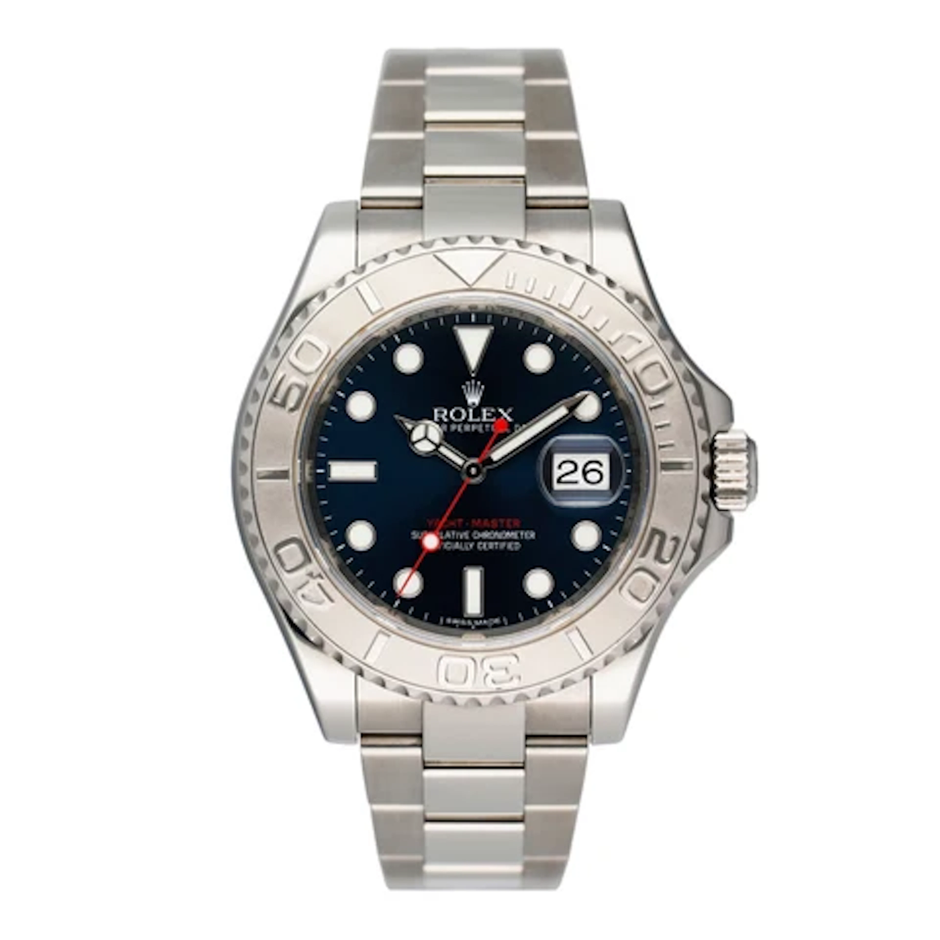 Rolex Yacht-Master 116622 Blue Dial Mens Watch