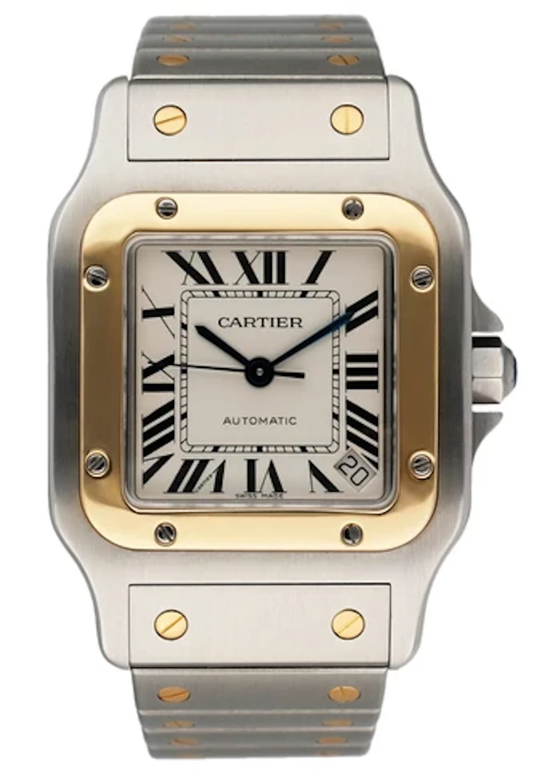 Cartier Santos Galbee W20099C4 Two-Tone Mens Watch