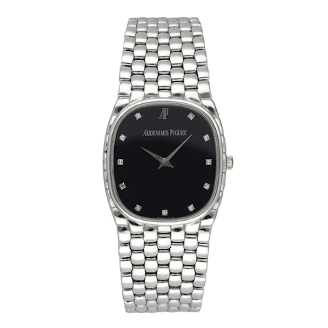 Audemars Piguet Cobra Diamond Black Dial 18K White Gold Ladies Watch
