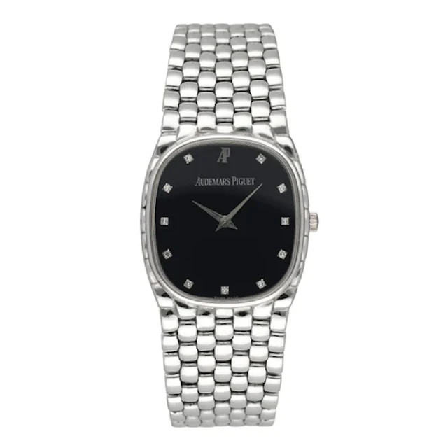 Audemars Piguet Cobra Diamond Black Dial 18K White Gold Ladies Watch