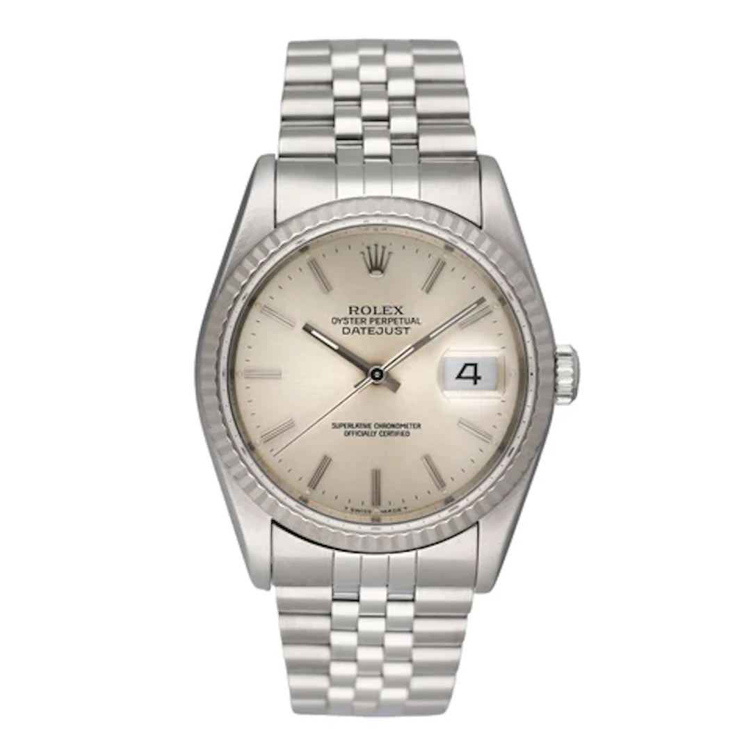 Rolex Datejust 16234 Silver Dial Mens Watch