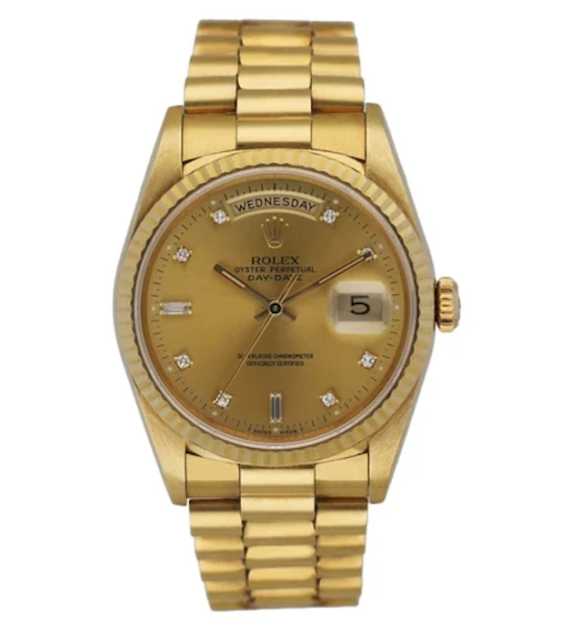 Rolex Day Date 18238 President Diamond Dial Men's Watch