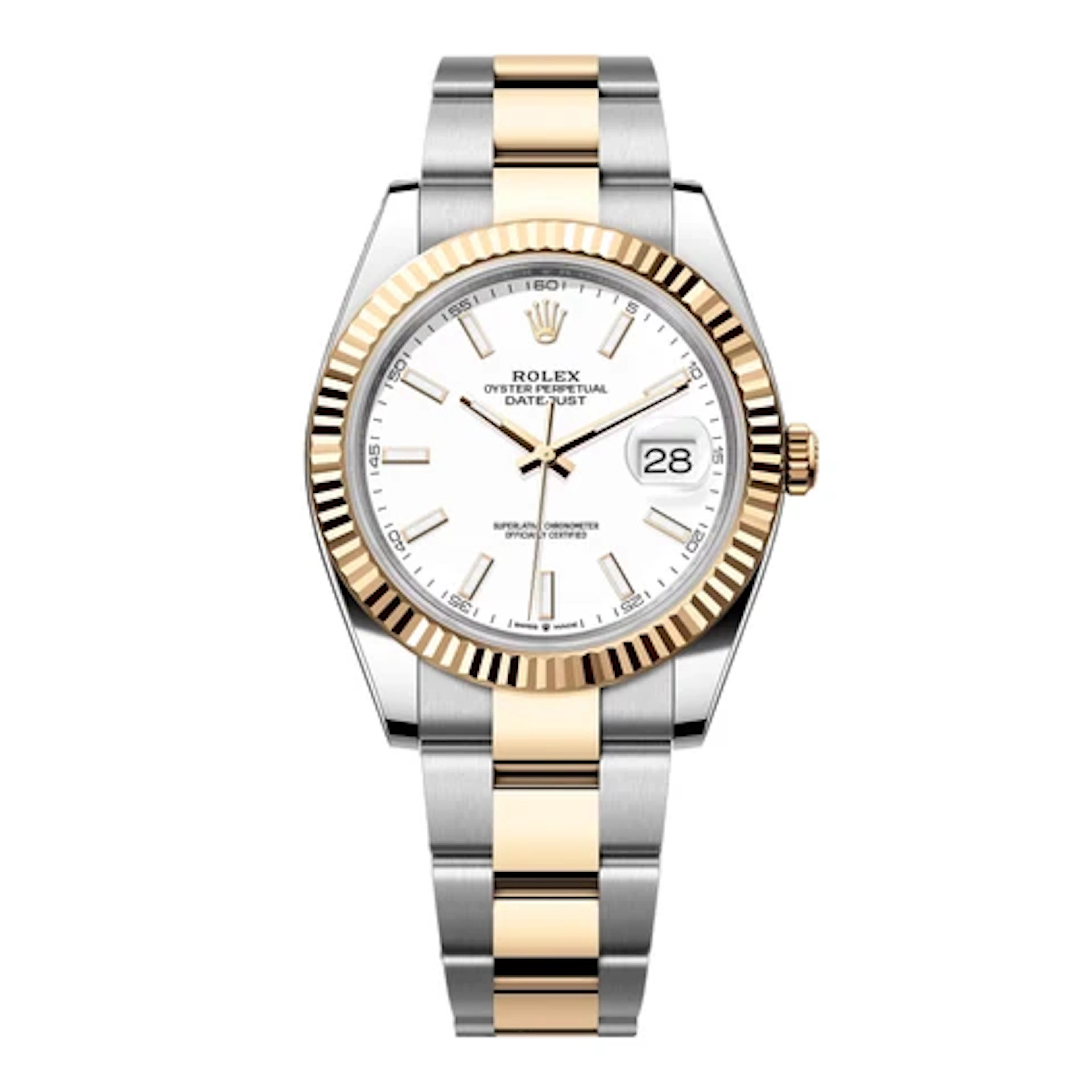 Rolex Datejust 41 126333 White Dial Mens Watch Box Papers