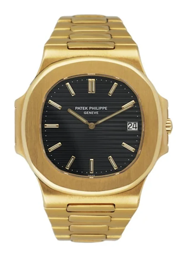 Patek Philippe Nautilus 3700/11J Jambo 18K Yellow Gold Men's Watch