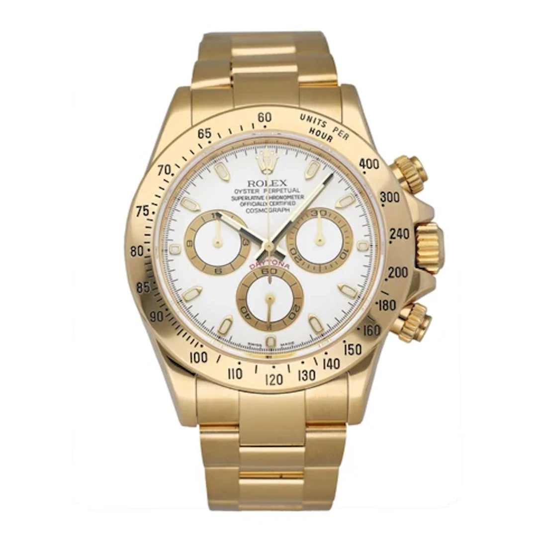 Rolex Daytona 116528 White Dial Mens Watch