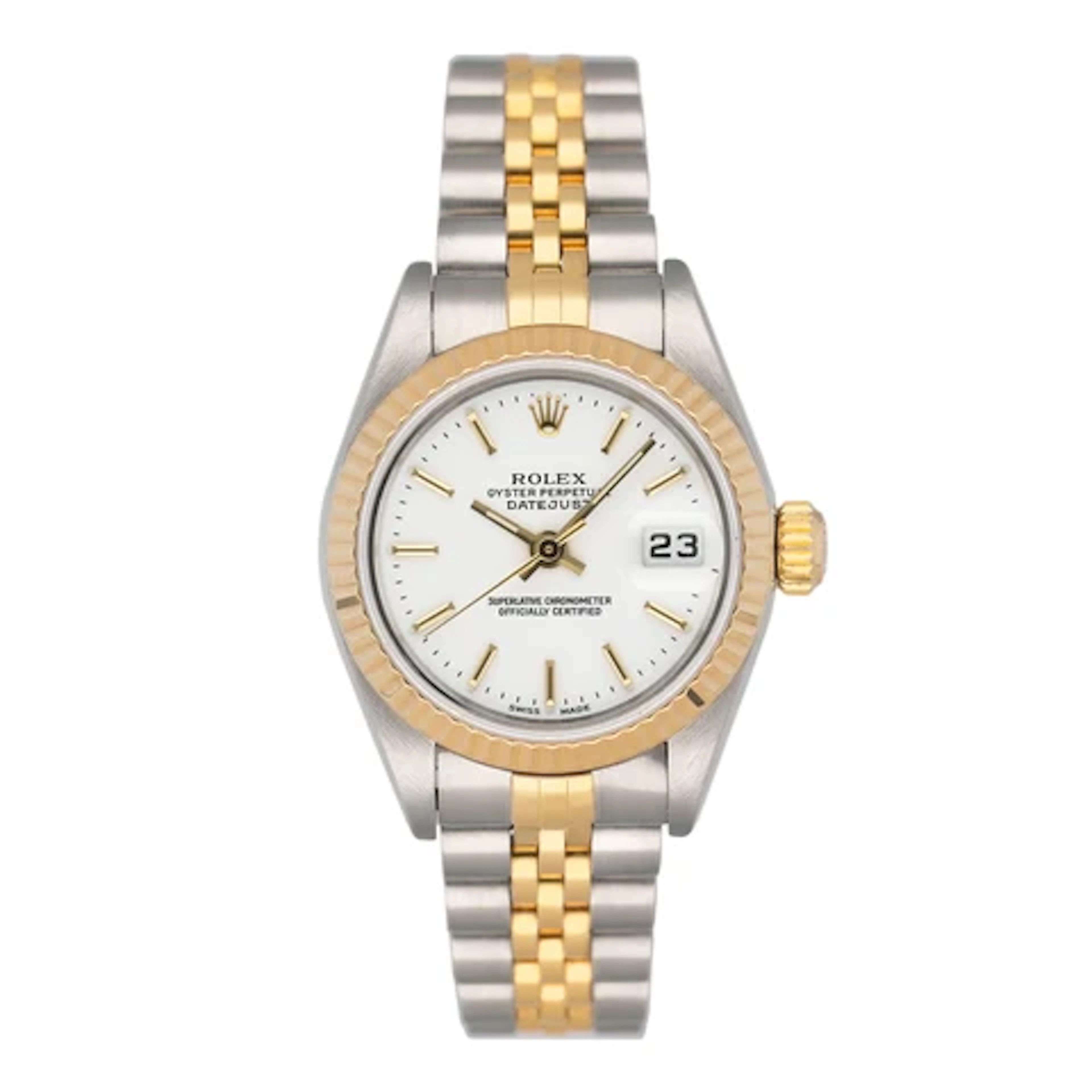 Rolex Datejust 79173 White Dial Ladies Watch Box Papers