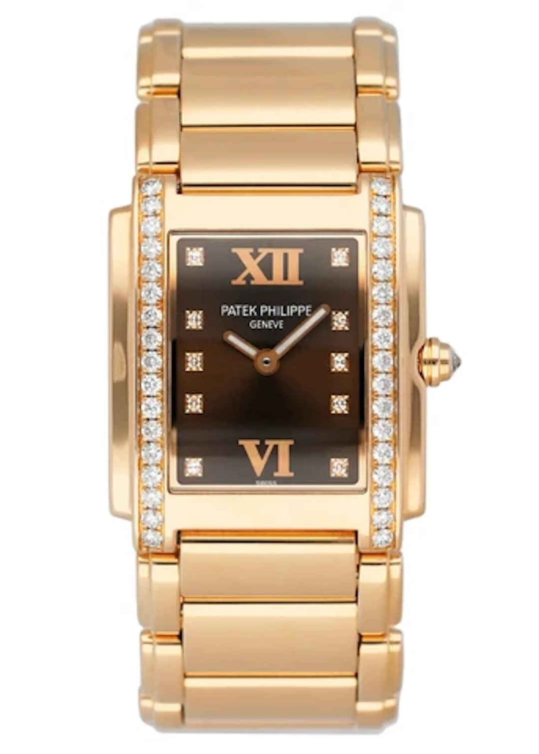 Patek Philippe Twenty-4 4910/11 Chocolate Dial Ladies Watch
