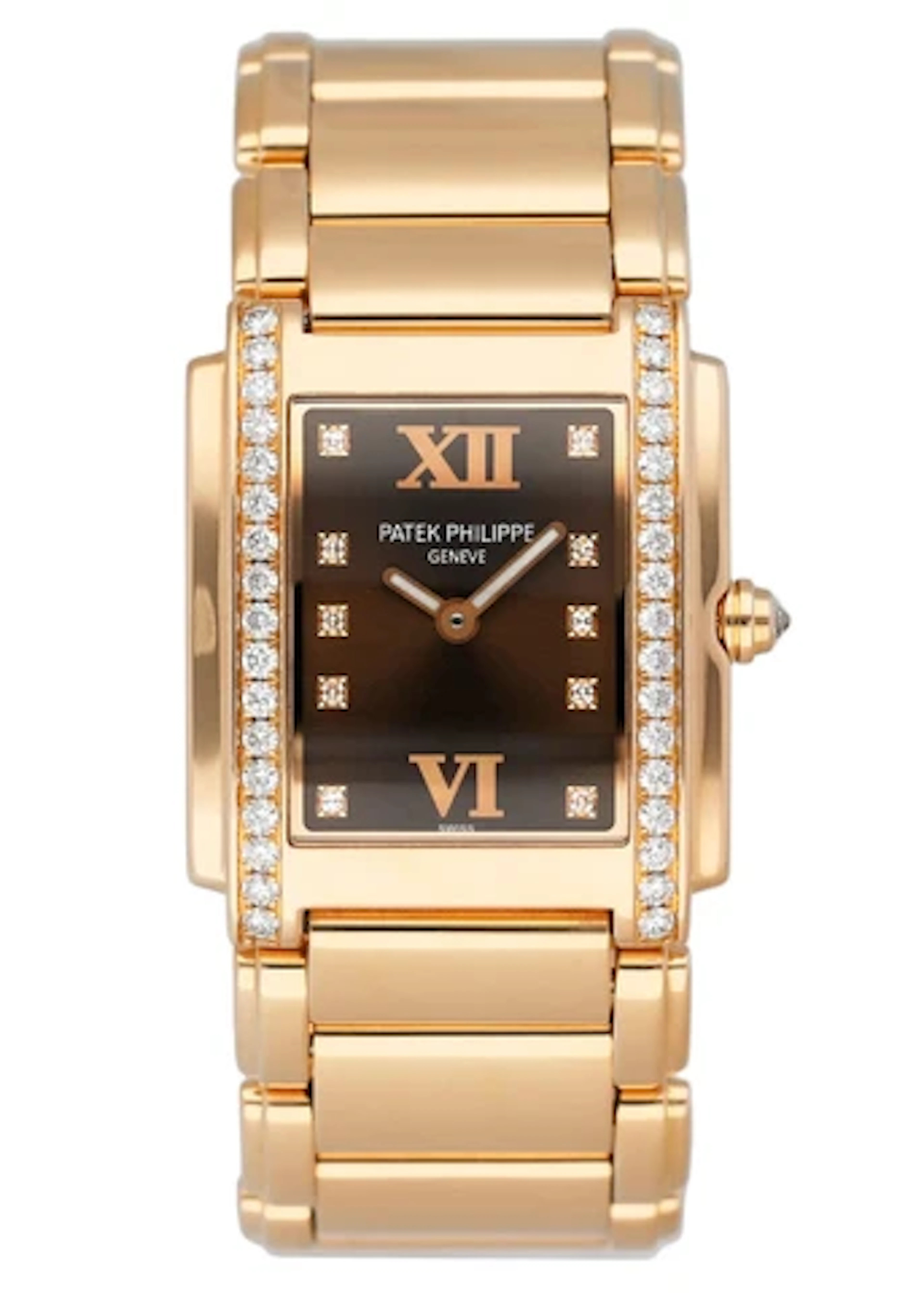 Patek Philippe Twenty-4 4910/11 Chocolate Dial Ladies Watch