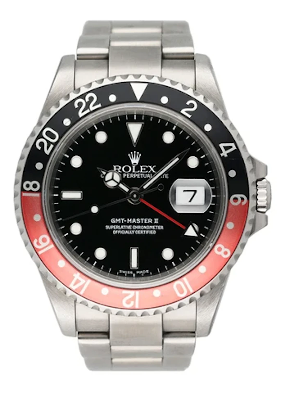 Rolex GMT Master II 16710 "Coke" Bezel Mens Watch Box Papers
