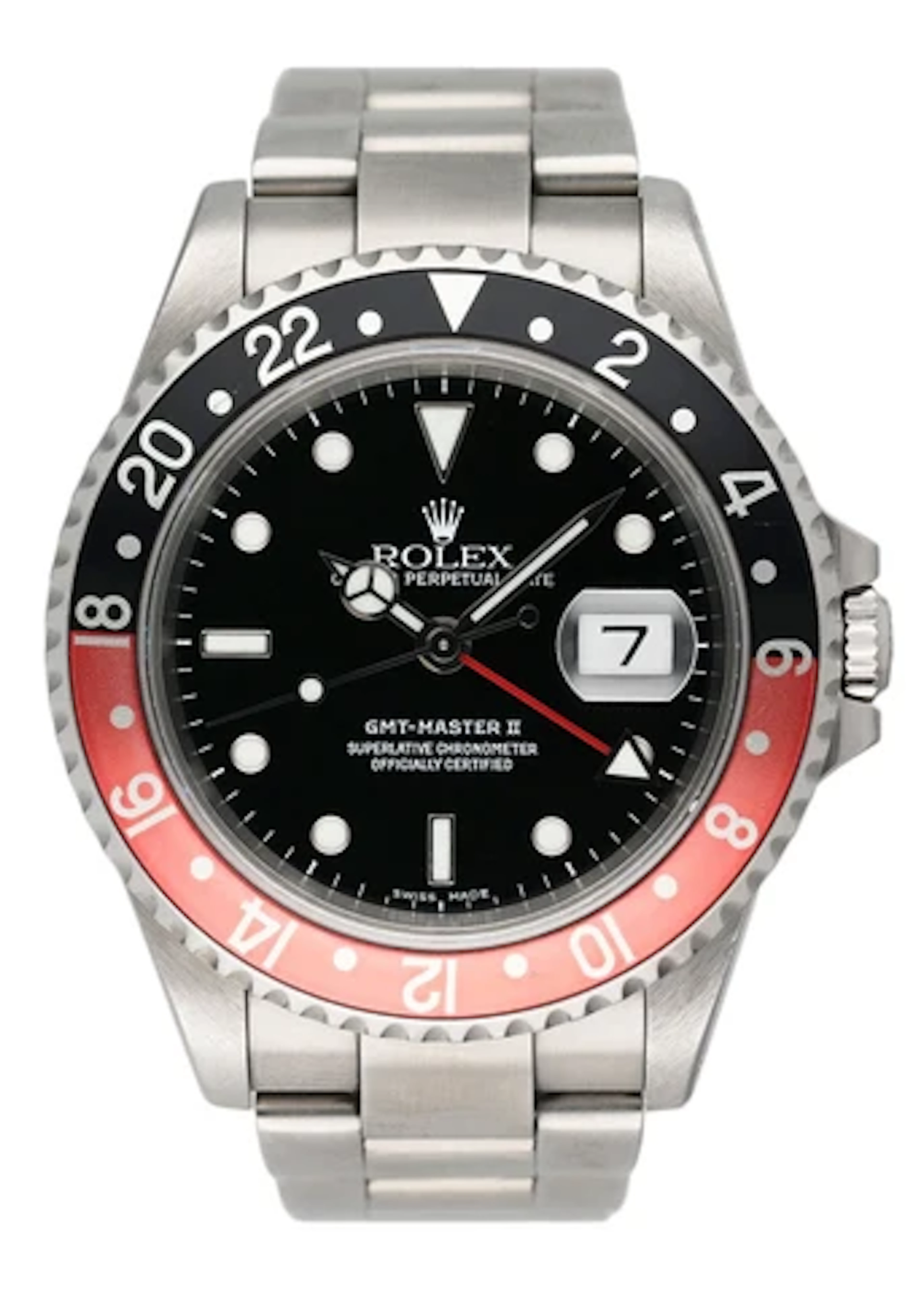 Rolex GMT Master II 16710 "Coke" Bezel Mens Watch Box Papers
