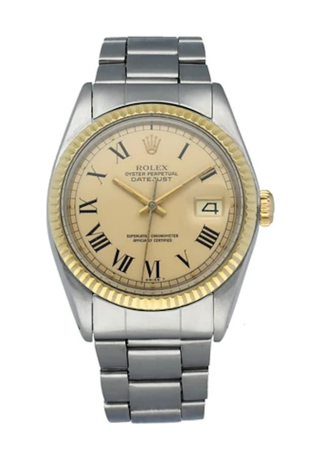 Rolex Oyster Perpetual Datejust 1601 Mens Watch Box & Papers