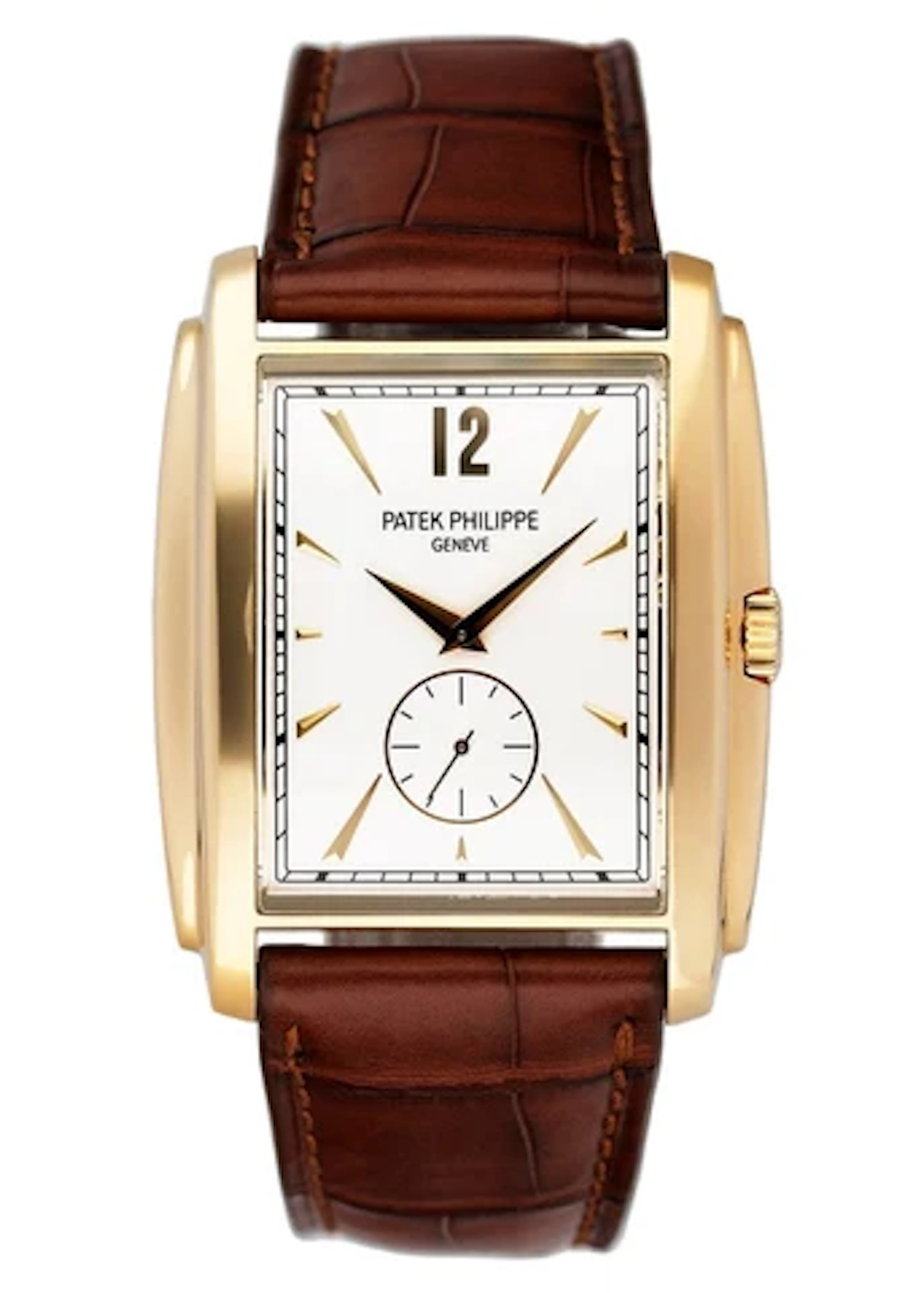 Patek Philippe Gondolo 5124J 18K Yellow Gold Mens Watch With Papers